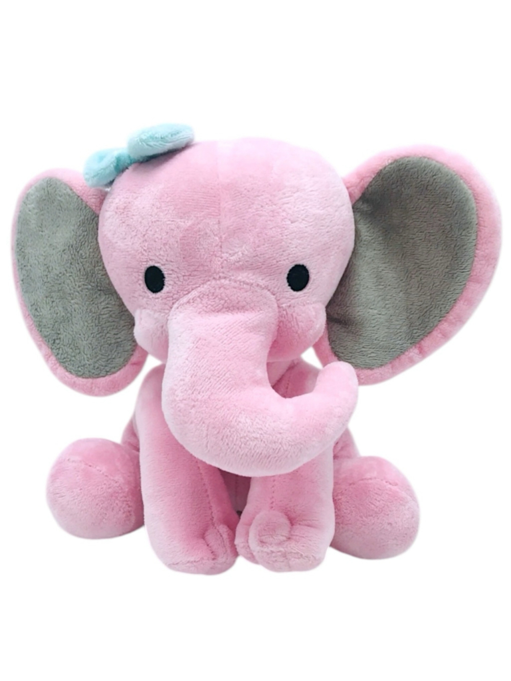 Bedtime Originals Lambs & Ivy Twinkle Toes Hazel Elephant Plush Baby Toy Pink
